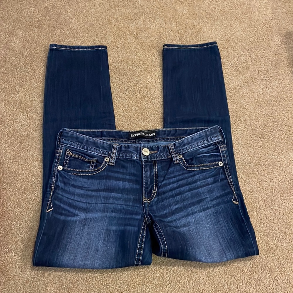 Express Skinny Low Rise Jeans